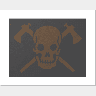 Skull Tomahawk Posters and Art